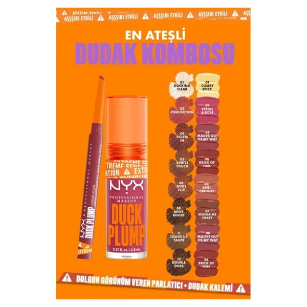 Nyx Professional Makeup Duck Plump Dolgun Görünüm Veren Dudak Kalemi - Görsel 7