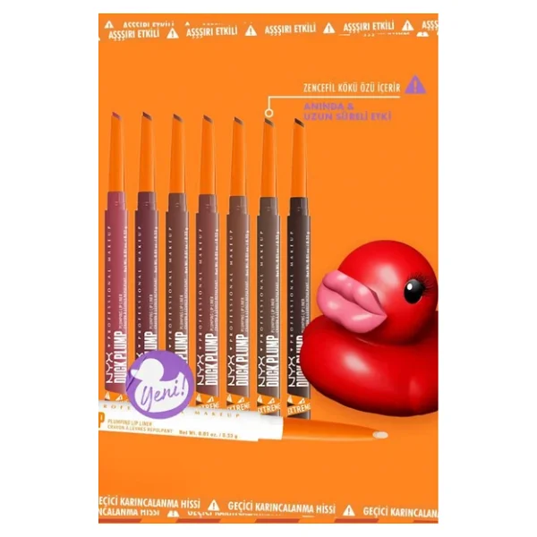 Nyx Professional Makeup Duck Plump Dolgun Görünüm Veren Dudak Kalemi - Görsel 5