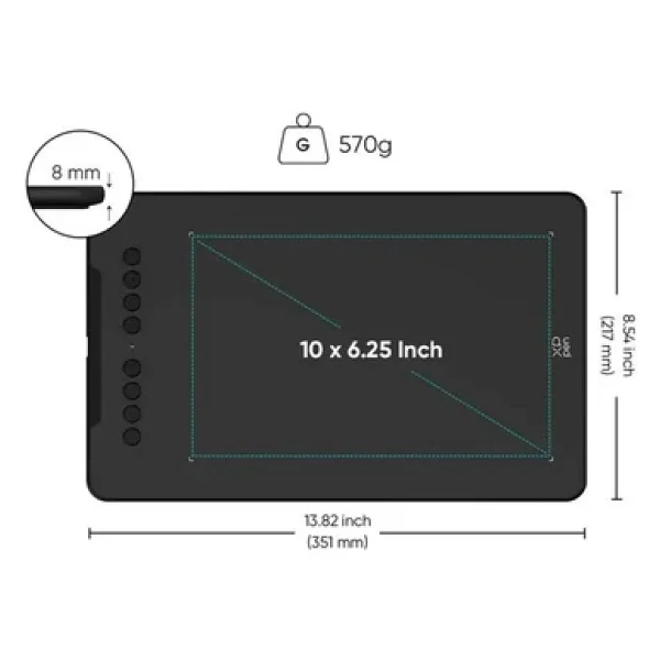 Xp-Pen Xp-Pen Deco 01 V3 Grafik Tablet - Görsel 4