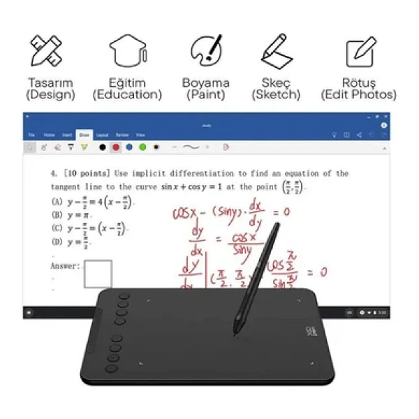 Xp-Pen Xp-Pen Deco 01 V3 Grafik Tablet - Görsel 5