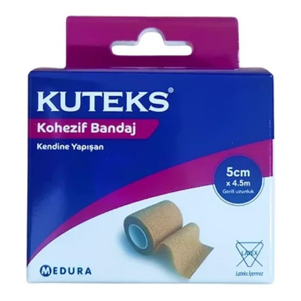 Kuteks Kohezif Bandaj 5cm X 4.5m - Görsel 3