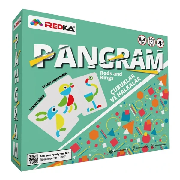 Redka Pangram Çubuklar Ve Halkalar 5646 - Görsel 3