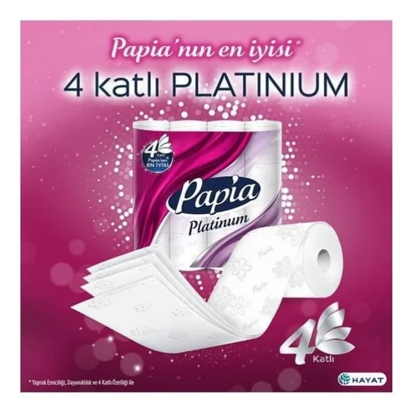 Papia Platinum 32'li Tuvalet Kağıdı - Görsel 3