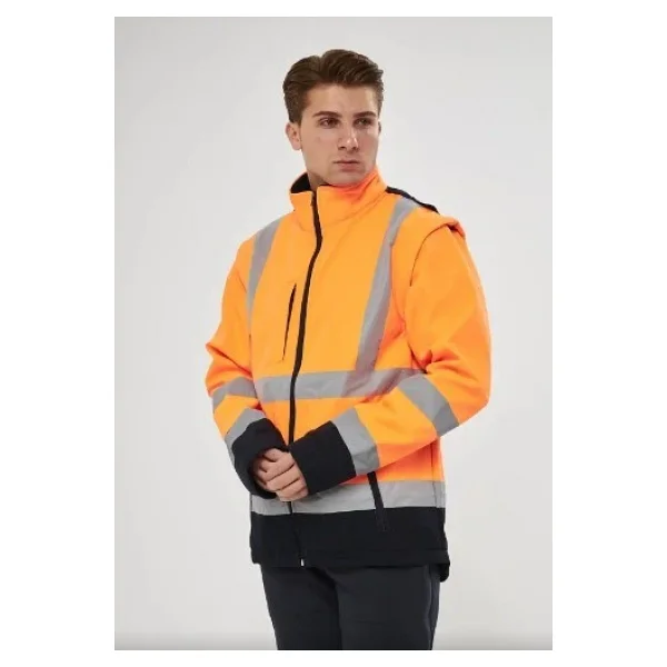 Orange Safety Turuncu Softshell Mont Reflektörlü - Görsel 5