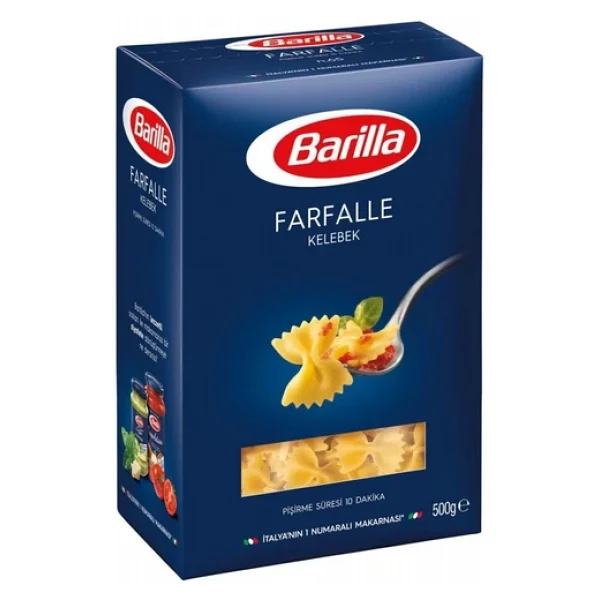 Barilla Farfalle - Kelebek Makarna 500 Gr - Görsel 3