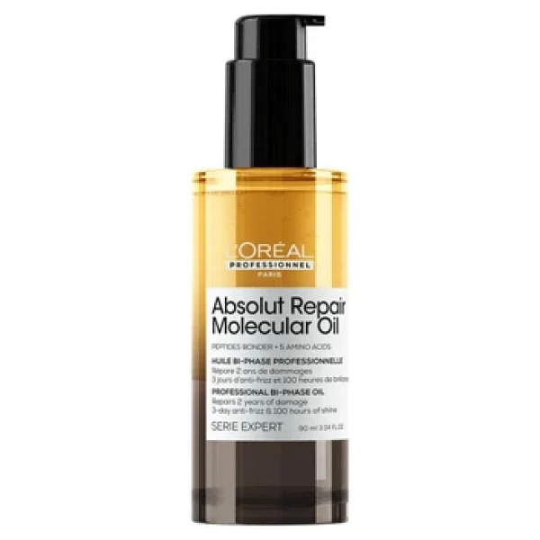 L'oreal Paris Professionnel Serie Expert Absolut Repair Molecular Oil 90 Ml Saç Bakım Yağı - Görsel 10