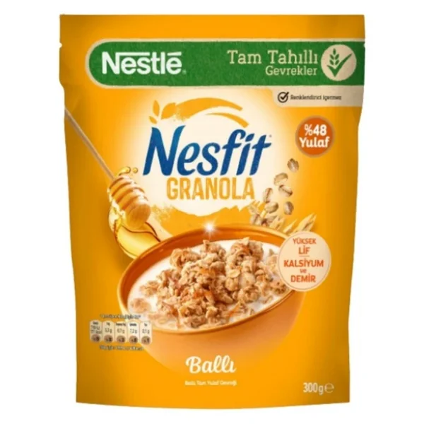 Nesfit Granola 300 Gr Yulaf & Ballı Kahvaltılık Gevrek - Görsel 4
