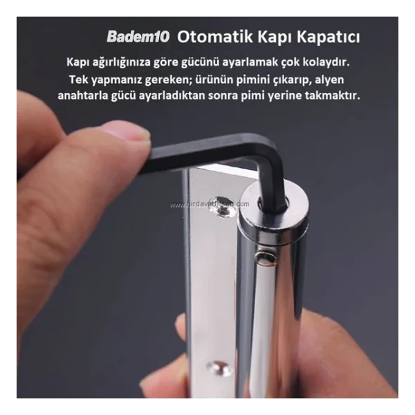 Kapı İtme Yayı 162 Mm Yüksek Dayanım Sessiz Çalışan Kapanış Destekli Profesyonel Kapı Mekanizması - Görsel 5