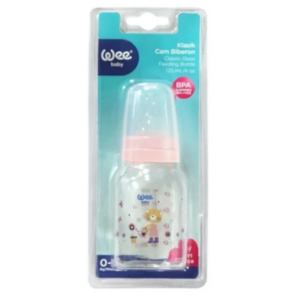 Wee Baby 877 Klasik Cam Biberon 125 Ml Pembe - Görsel 7