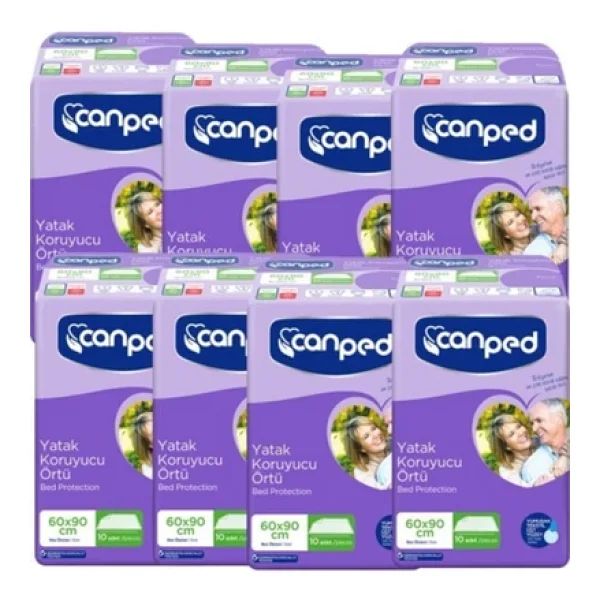 Canped 60x90 Cm 10'lu 8 Paket Yatak Koruyucu Örtü - Görsel 4
