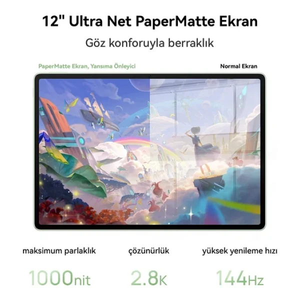 Huawei Matepad 12 X 2025 12" Papermatte Edition 256 GB Klavyeli Yeşil Tablet - Görsel 7