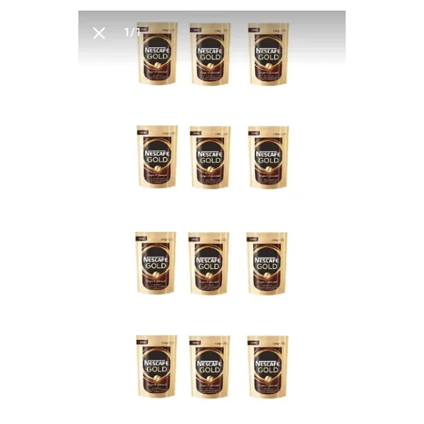 Nescafe Gold Granül Kahve 200 Gr Eko Paket 12'li - Görsel 3