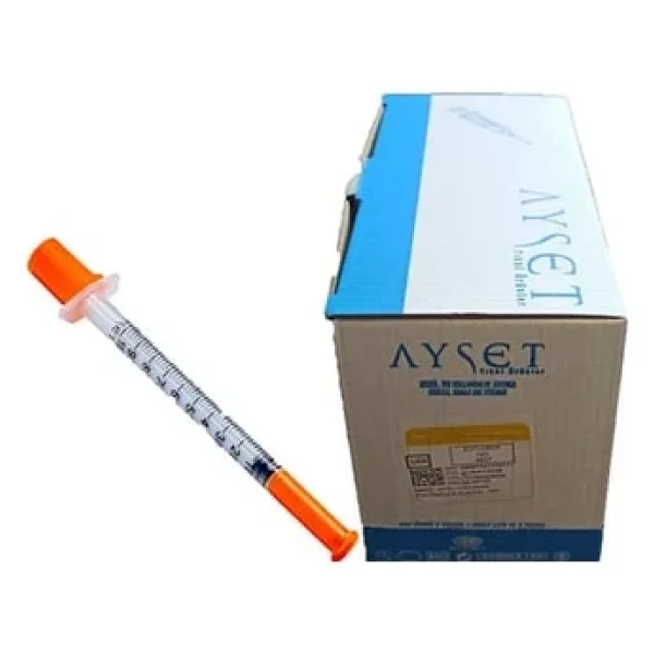 Ayset 1 Ml Super Insülin Turuncu 30g X 0.30 X 8mm - 50 Adet - Görsel 3