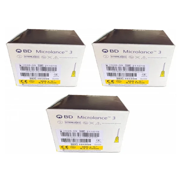 Bd Microlance Mezoterapi Iğne Ucu 30g X 13mm 100 Adet X3 Kutu - Görsel 3