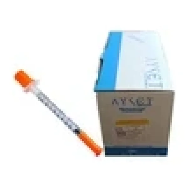 Ayset 1 Ml Super Insülin Turuncu 30g X 0.30 X 8mm - 50 Adet - Görsel 4