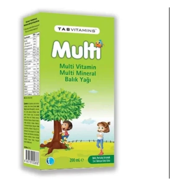 Tabvitamins Multi Balık Yağı 200 Ml Şurup - Görsel 9