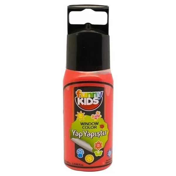 Funny Kids Yap Yapıştır Kırmızı 60cc - Görsel 3