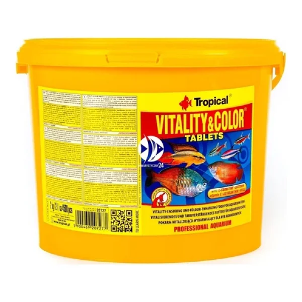 Tropical Vitality & Color Tablets 500 Adet Kovadan Bölme Balık Yemi - Görsel 2