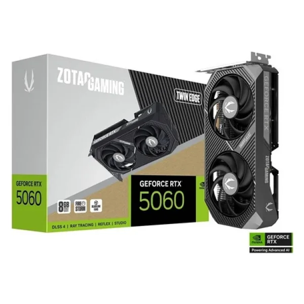 Zotac RTX 5060 Gaming Twin Edge Zt-B50600e-10m 128 Bit Gddr7 8 GB Ekran Kartı - Görsel 3