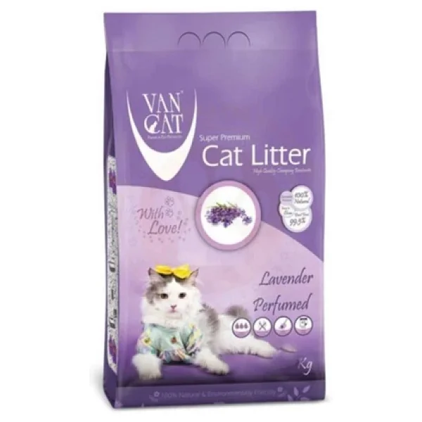 Vancat Lavantalı İnce Taneli 20 Kg Bentonit Kedi Kumu - Görsel 5