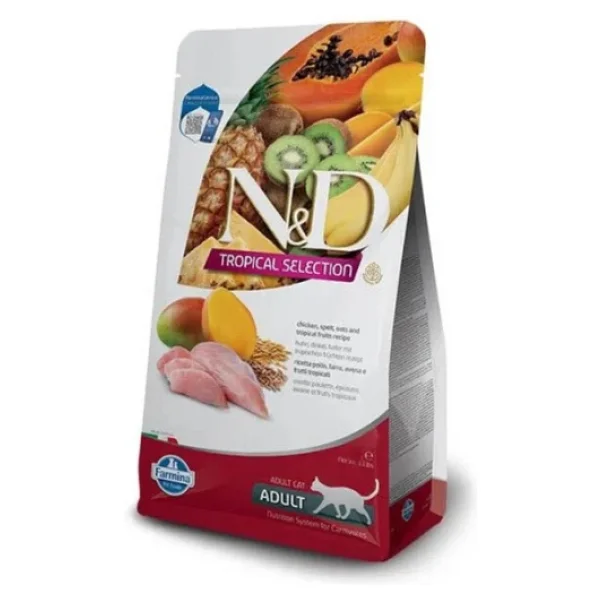 N&D Tropical Selection Tavuklu 10 Kg Yetişkin Kedi Maması - Görsel 6