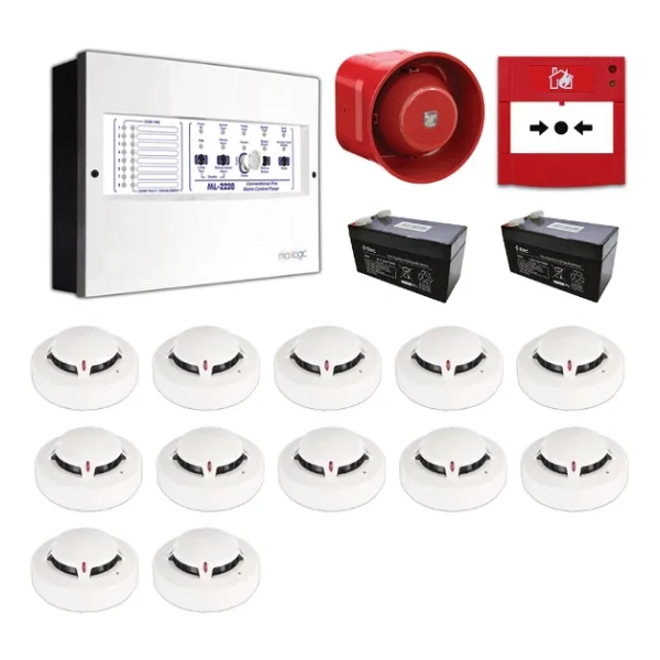 Mavigard Maxlogic 12 Li Konvansiyonel Yangın Alarm Seti - Görsel 6