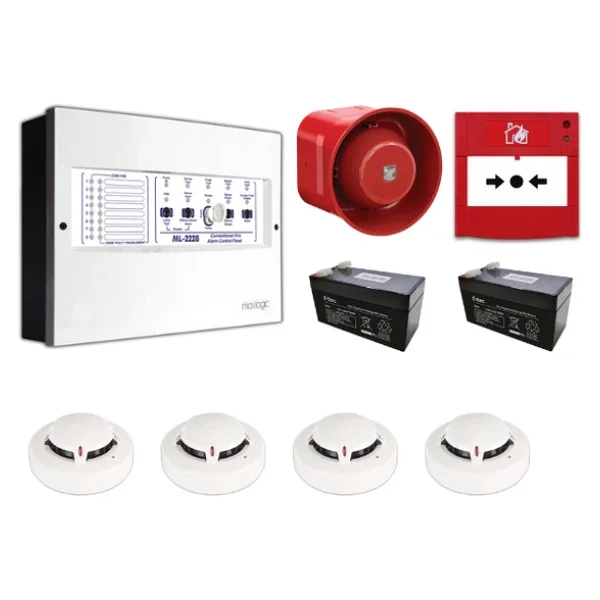 Mavigard Maxlogic 4 Lü Konvansiyonel Yangın Alarm Seti - Görsel 6