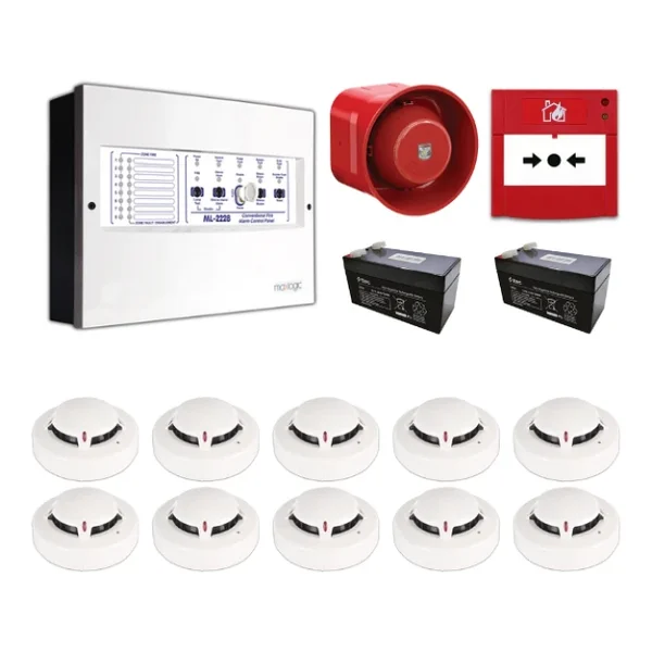 Mavigard Maxlogic 10 Lu Konvansiyonel Yangın Alarm Seti - Görsel 6