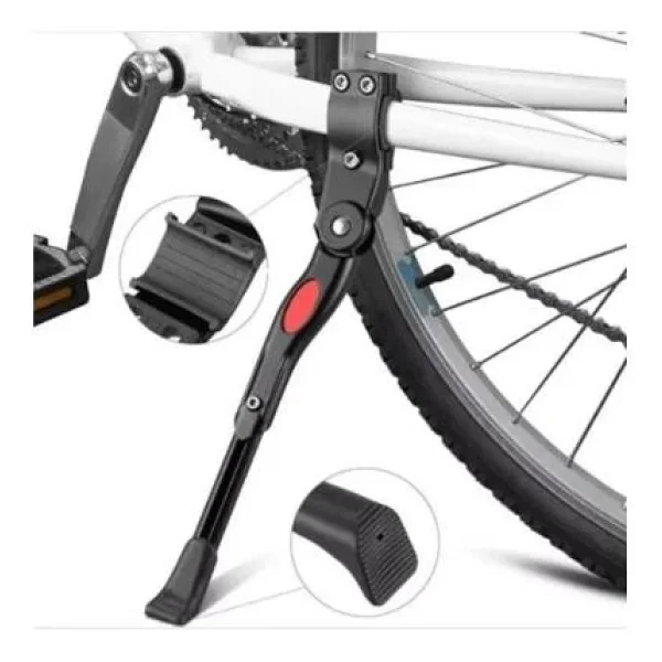 Bike Sky Bisiklet Yan Sehpa Kelepçeli Arka Ayaklık Alüminyum Park Ayağı - Görsel 3