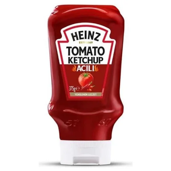 Heinz Tomato Ketchup Acılı Ketçap 375 Gr X 10 Adet - Görsel 2