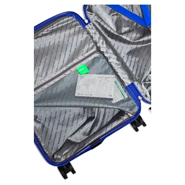 Benetton Bnt1000 Polipropilen Mavi Kabin Boy Valiz - Görsel 7