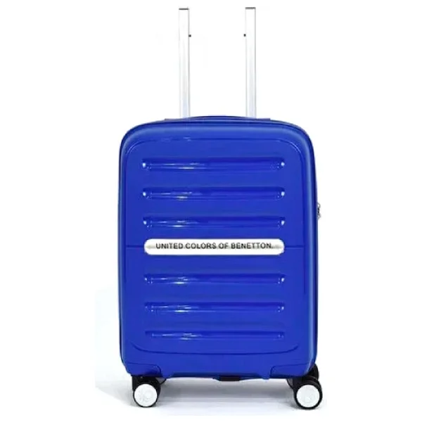 Benetton Bnt1000 Polipropilen Mavi Kabin Boy Valiz - Görsel 5