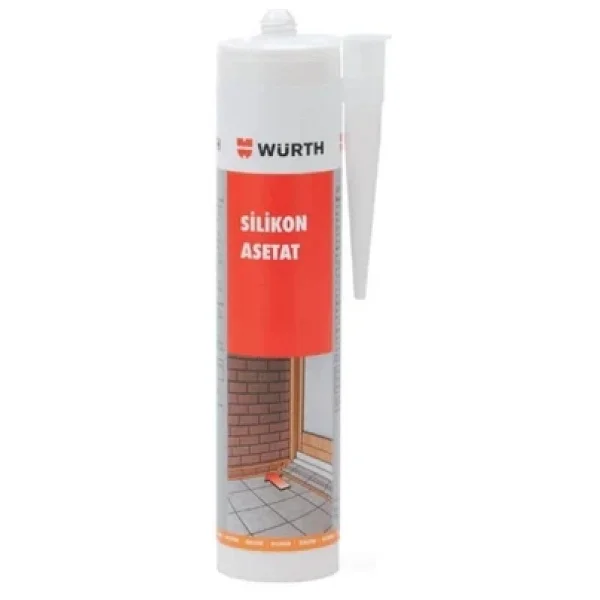 Würth Silikon Asetat 310 Ml - Şeffaf - Görsel 4