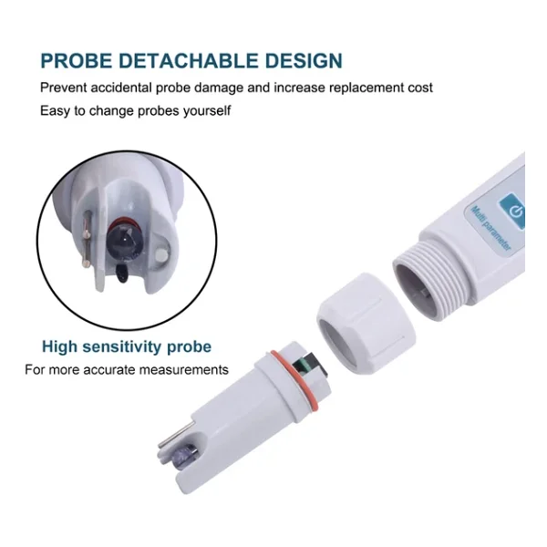 Aek-Tech Ph-686 4'ü 1 Arada Ph Metre Tds Ec Ve Sıcaklık Ölçer - Görsel 7