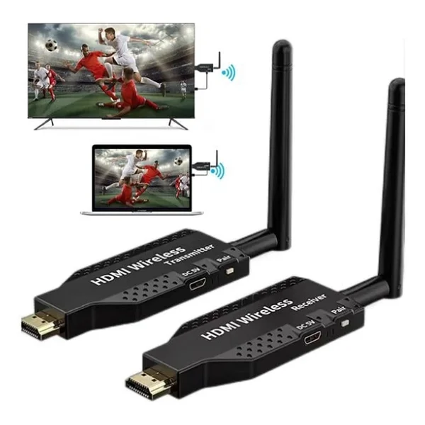 Pm-19864 5.8g Kablosuz Hdmı Görüntü Aktarıcı 50 Metre Wireless Uzatıcı - Görsel 3