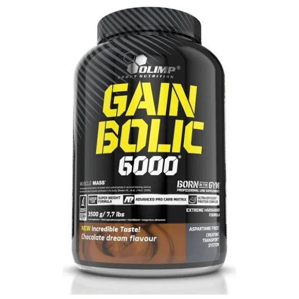 Olimp Gain Bolic 6000 Karbonhidrat Tozu 3500 Gr Çikolatalı - Görsel 3
