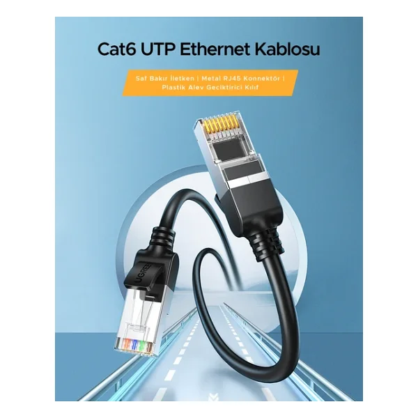 Ugreen 50196 10 M Cat6 Patch Kablo - Görsel 4