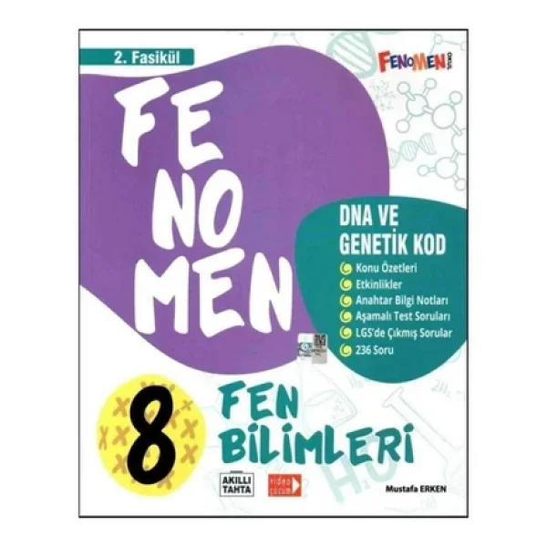 Fenomen Okul Yayınları 8. Sınıf Fen Bilimleri 2. Fasikül (Dna Ve Genetik Kod) Konu Özetli Soru Bankası - Görsel 3