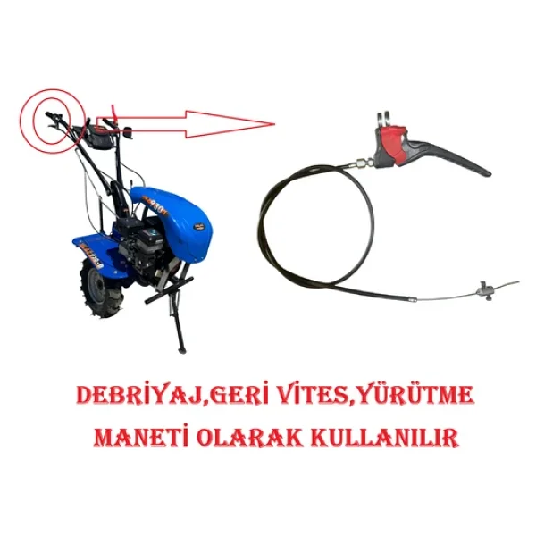 Kaan Cp-26.S Ultra Delüx Uyumlu Debriyaj,Geri Vites ,Yürütme ,Elcik ,Maneti - Görsel 2
