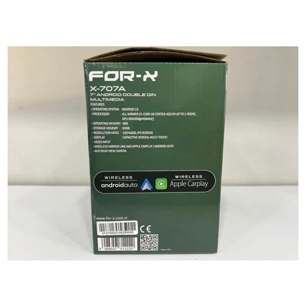 For-X X-707a 7'' Android Double Teyp - Görsel 5