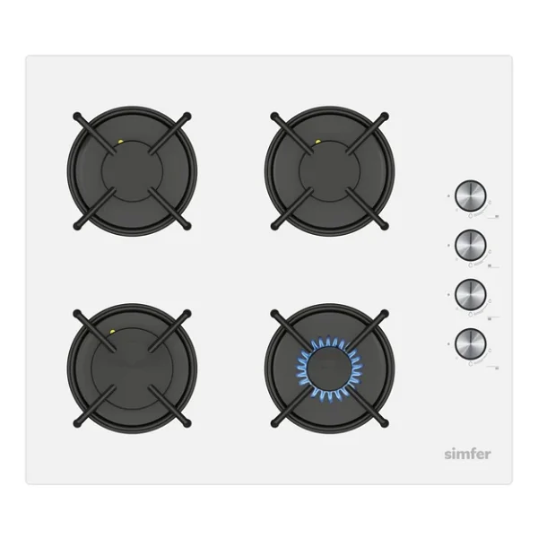 Simfer 4 Fonksiyon Trend Mekanik Beyaz Power Turbo 2'li Ankastre Set (8202 Fırın + 3048 Ocak) - Görsel 5