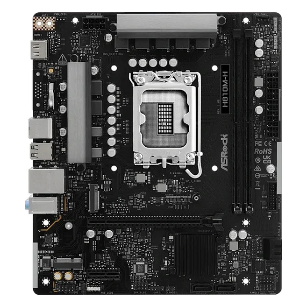 Asrock H810m-H Intel Lga1851 DDR5 Micro Atx Anakart - Görsel 4