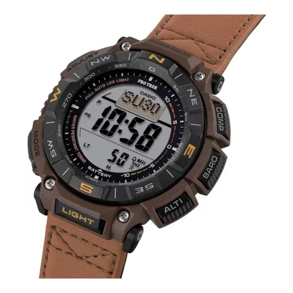 Casio Pro-Trek Prg-340l-5dr Deri Kordon Erkek Kol Saati - Görsel 8
