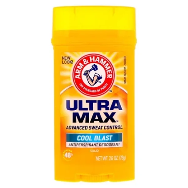 Arm & Hammer Ultra Max Cool Blast Antiperspirant Deodorant Stick 73 Gr - Görsel 3