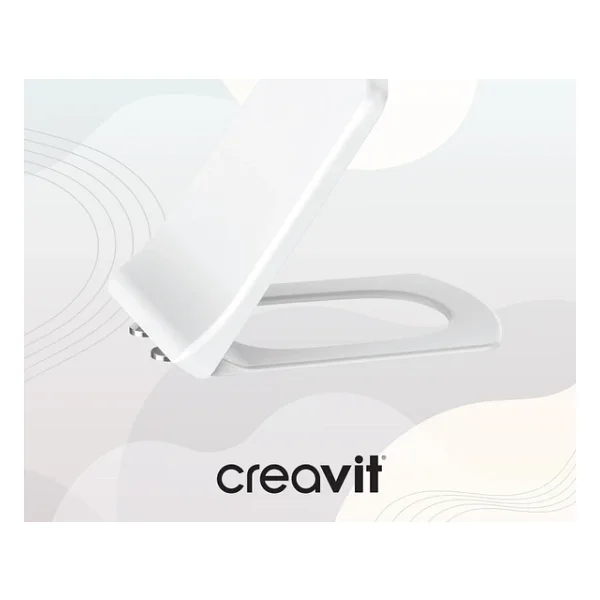 Creavit Lara Kc1603.01 Duroplast Yavaş Kapanan Klozet Kapağı - Görsel 6