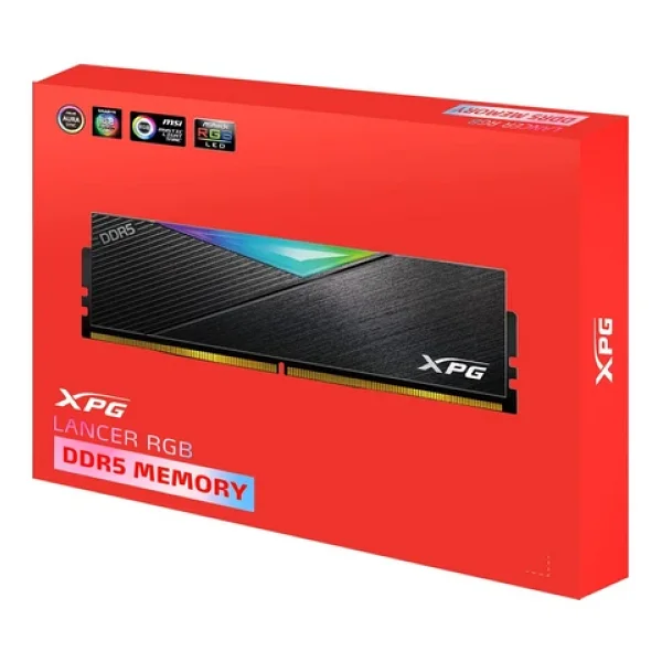 Xpg Lancer RGB 64 GB (2x32) 6400 MHz Cl32 Ax5u6400c3232g-Dclarbk DDR5 RAM - Görsel 8