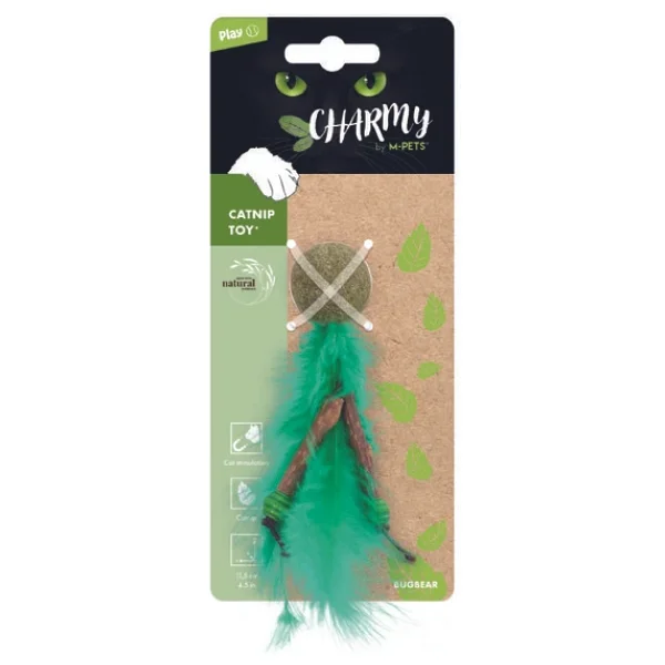 M-Pets Charmy Bugbear Catnipli Yeşil Kedi Oyuncağı - Görsel 7