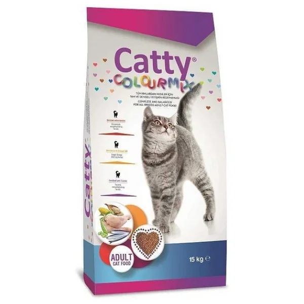 Catty Colour Mix 15 Kg Yetişkin Kedi Maması - Görsel 3
