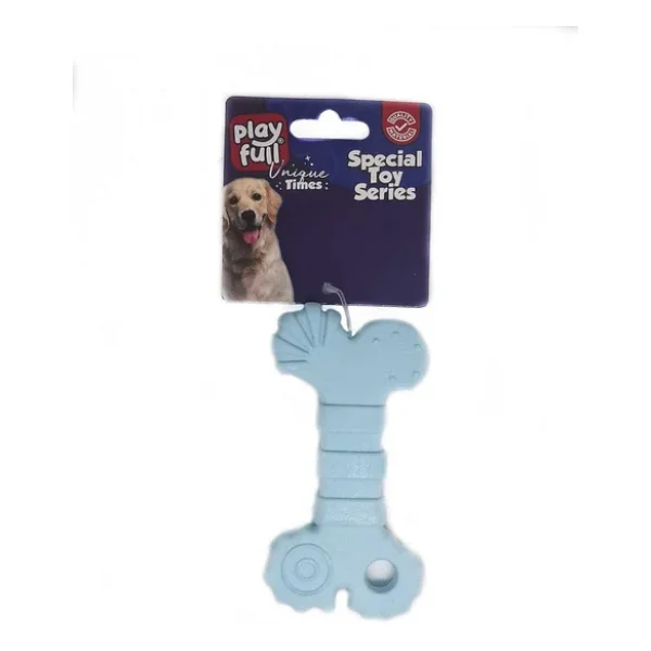 Playfull Pf-4031 10x5,5 cm Kemik Şeklinde Plastik Köpek Oyuncağı - Görsel 3