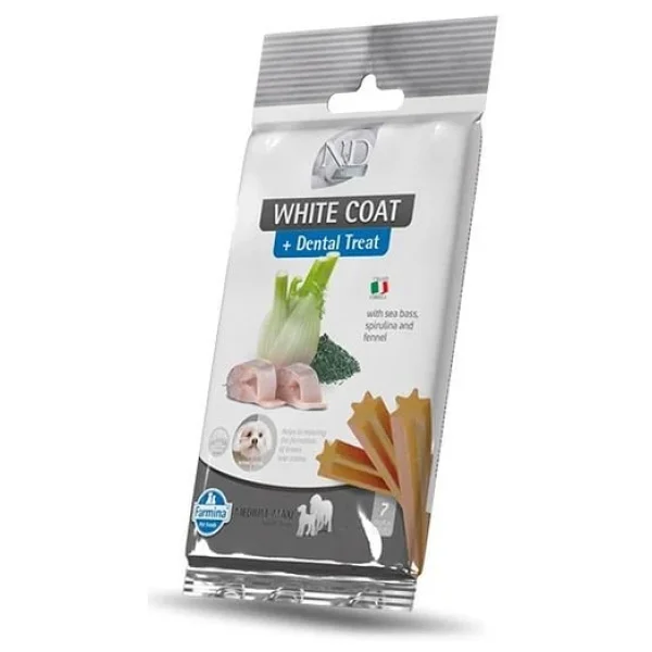 N&D Treat Dental White Coat 60 Gr Orta Ve Büyük Irk Köpek Ödül Maması - Görsel 3